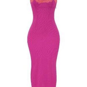 House of CB Fuchsia Lace Dress